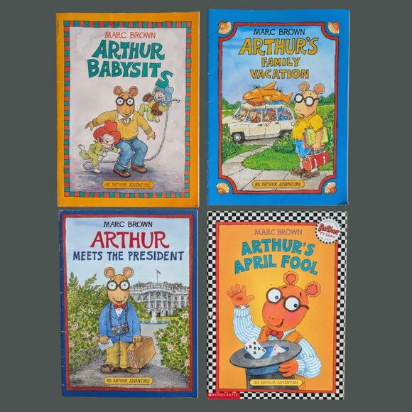 Arthur Adventure 4-Book Bundle by Marc Brown – Classic 90s Kids’ Reads - Picture 1 of 2
